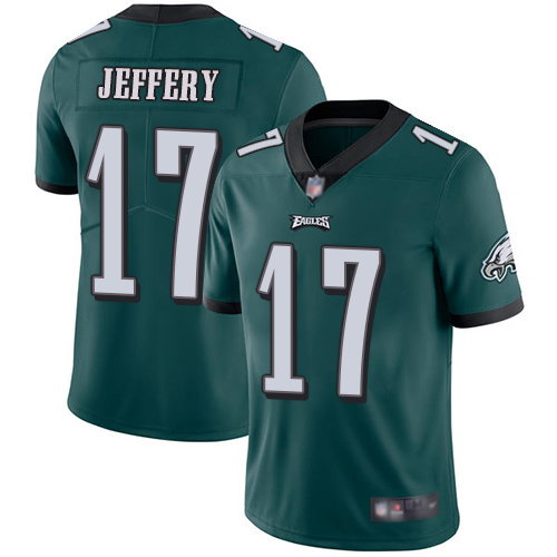 Men Philadelphia Eagles #17 Alshon Jeffery Midnight Green Team Color Vapor Untouchable NFL Jersey Limited 2->nfl t-shirts->Sports Accessory